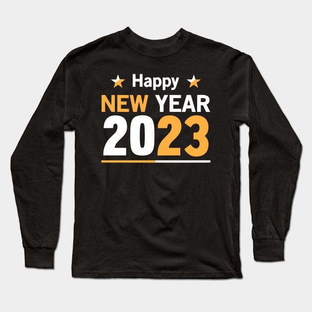 HAVE A MERRY CHRISTMAS - HAPPY NEW YEAR 2023 Long Sleeve T-Shirt by levelsart